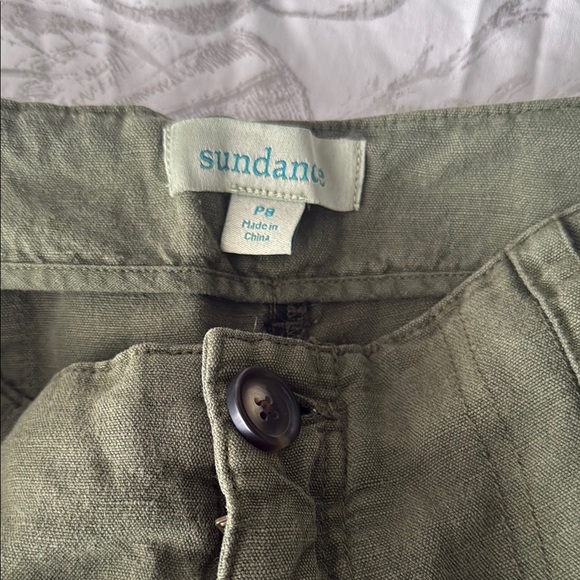 Sundance Olive Green Casual Pants - Picture 2 of 4